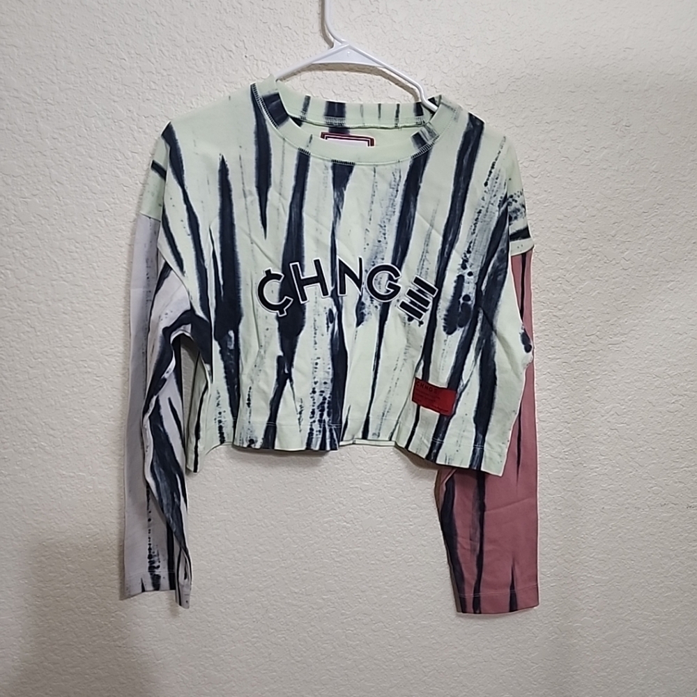 CHNGE Dye Crop Top Women's Size Small